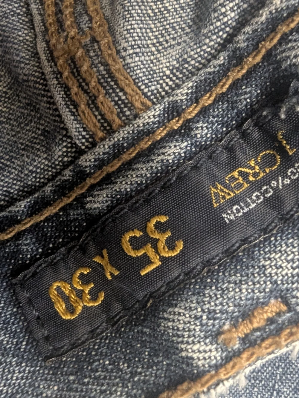 J Crew Carpenter Jeans 35x30 All Cotton